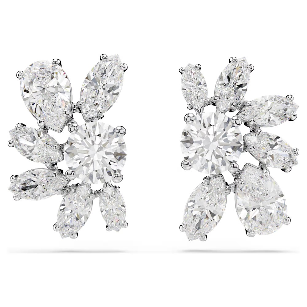 SWAROVSKI Σκουλαρίκια-σταγόνα Mesmera Μίξη Κοπών, Λουλούδι, Λευκά, Επιμετάλλωση ροδίου 5737462 SWAROVSKI Σκουλαρίκια-σταγόνα Mesmera Μίξη Κοπών, Λουλούδι, Λευκά, Επιμετάλλωση ροδίου 5737462