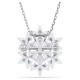 SWAROVSKI Μενταγιόν και Καρφίτσα Magic, Χιονονυφάδα, Μπλε, Επιμετάλλωση ροδίου 5737619