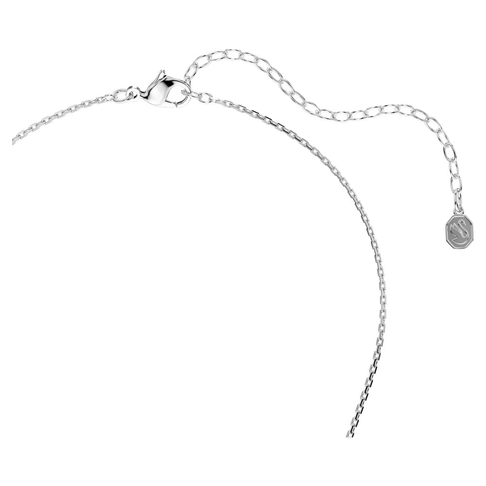 SWAROVSKI Constella Μενταγιόν με αλυσίδα, Dancing Stone, Στρογγυλή Κοπή, Επιμετάλλωση Ροδίου 5738247