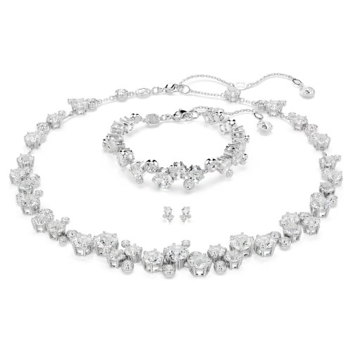 SWAROVSKI Constella Set Μίξη Κοπών, Λευκό, Επιροδιωμένο 5738285