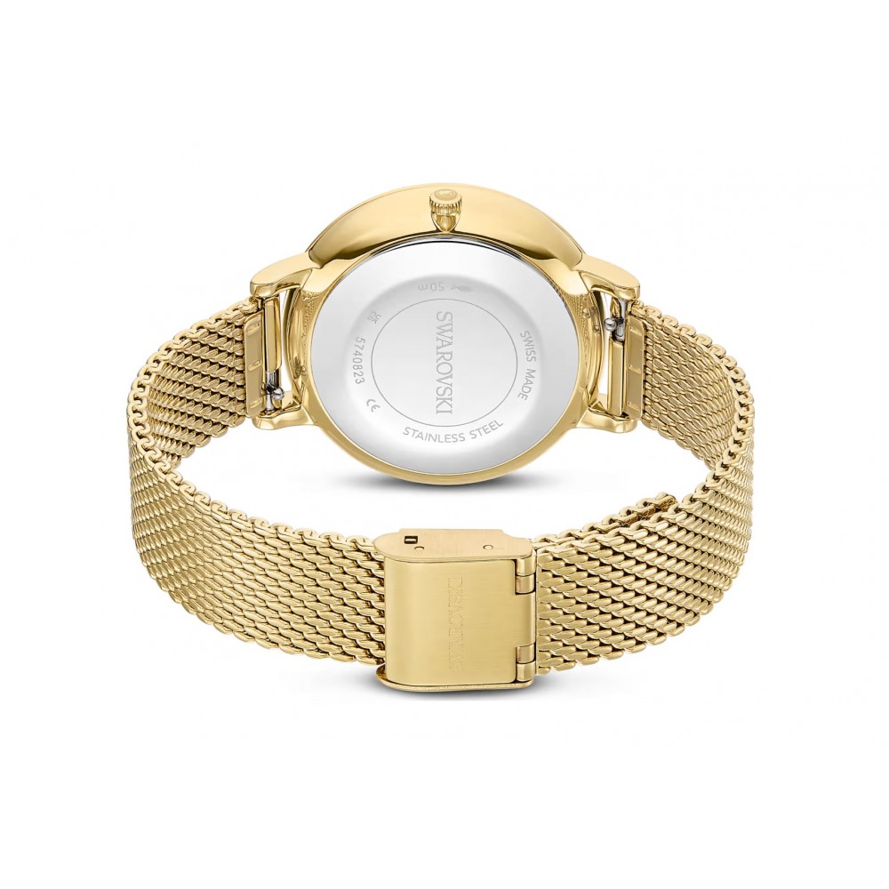 SWAROVSKI Capsule Ρολόι Eλβετικής κατασκευής, Μεταλλικό Μπρασελέ, Χρυσός τόνος, 5740823