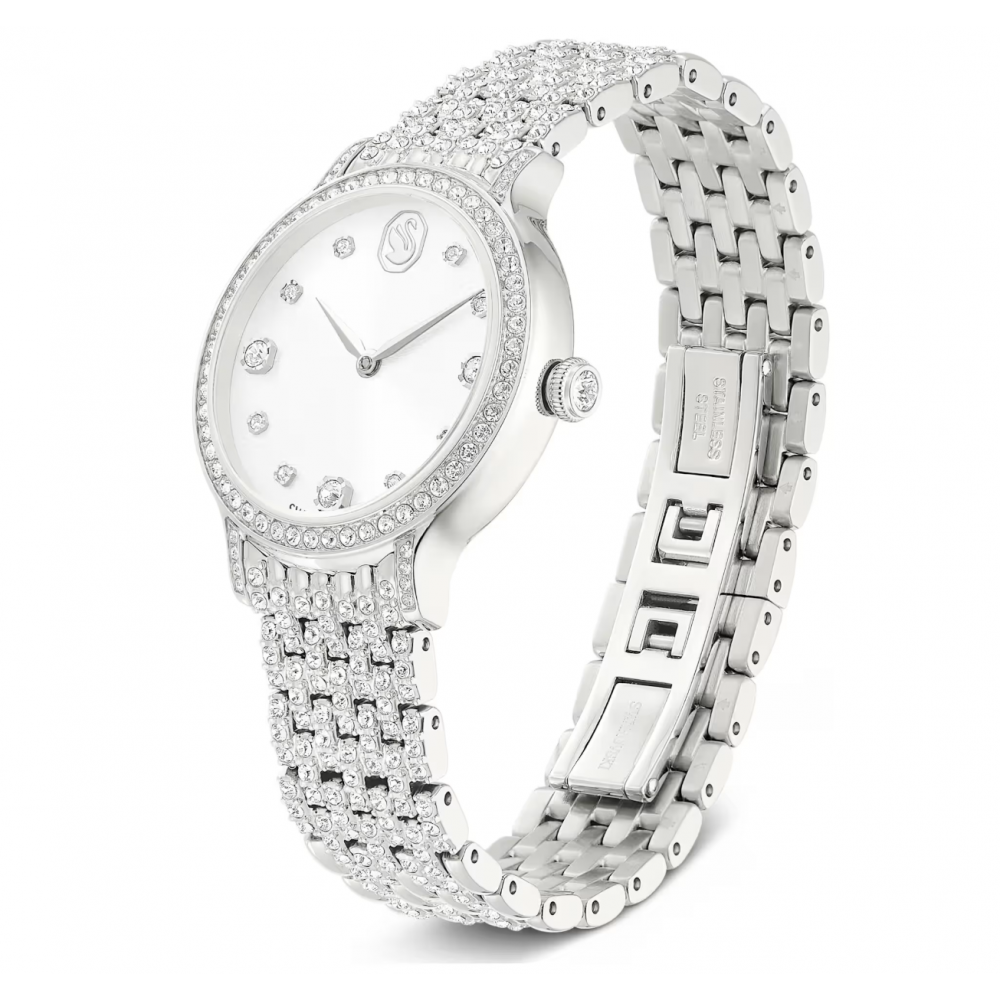 SWAROVSKI Imber Με Μεταλλικό Μπρασελέ από Ανοξείδωτο Ατσάλι και Κρύσταλλα 5741229