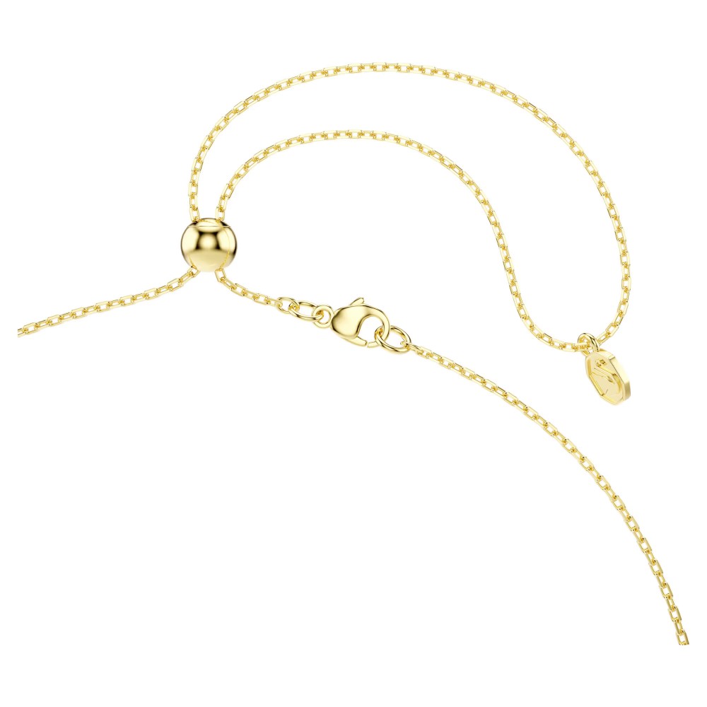 SWAROVSKI Μενταγιόν Gema Μίξη κοπών, Πολύχρωμο, Επιμετάλλωση σε Χρυσαφί Τόνο 5741587