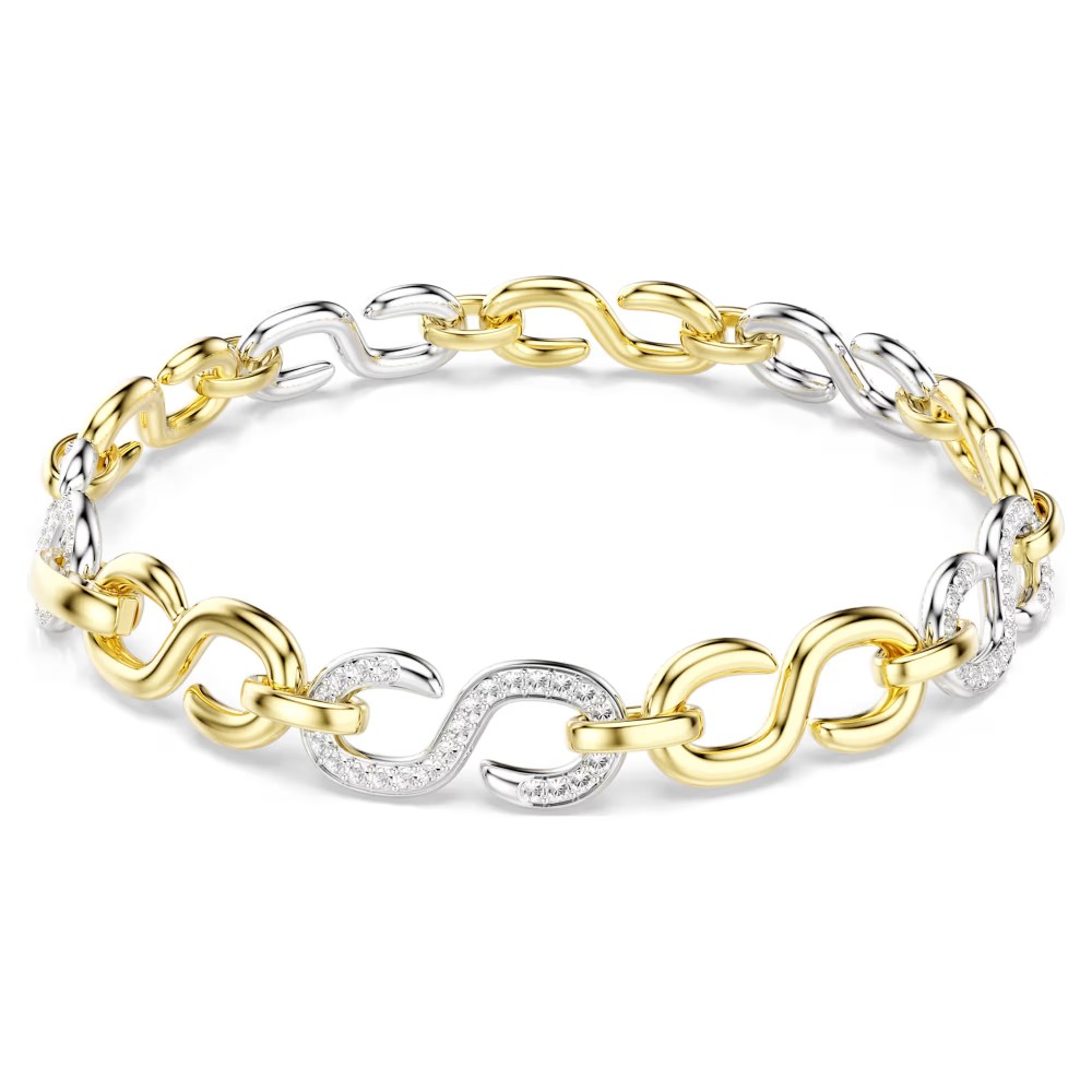 SWAROVSKI Dextera βραχιόλι, λευκό, Στρογγυλή Κοπή, Φινίρισμα από Διάφορα Μέταλλα 5741792