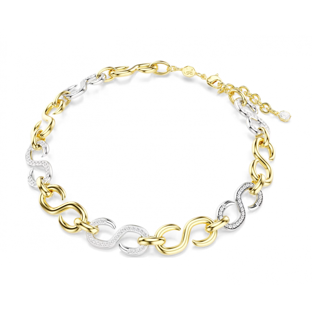 SWAROVSKI Dextera Κολιέ Στρογγυλή Κοπή, Λευκό, Φινίρισμα από Διάφορα Μέταλλα 5741795