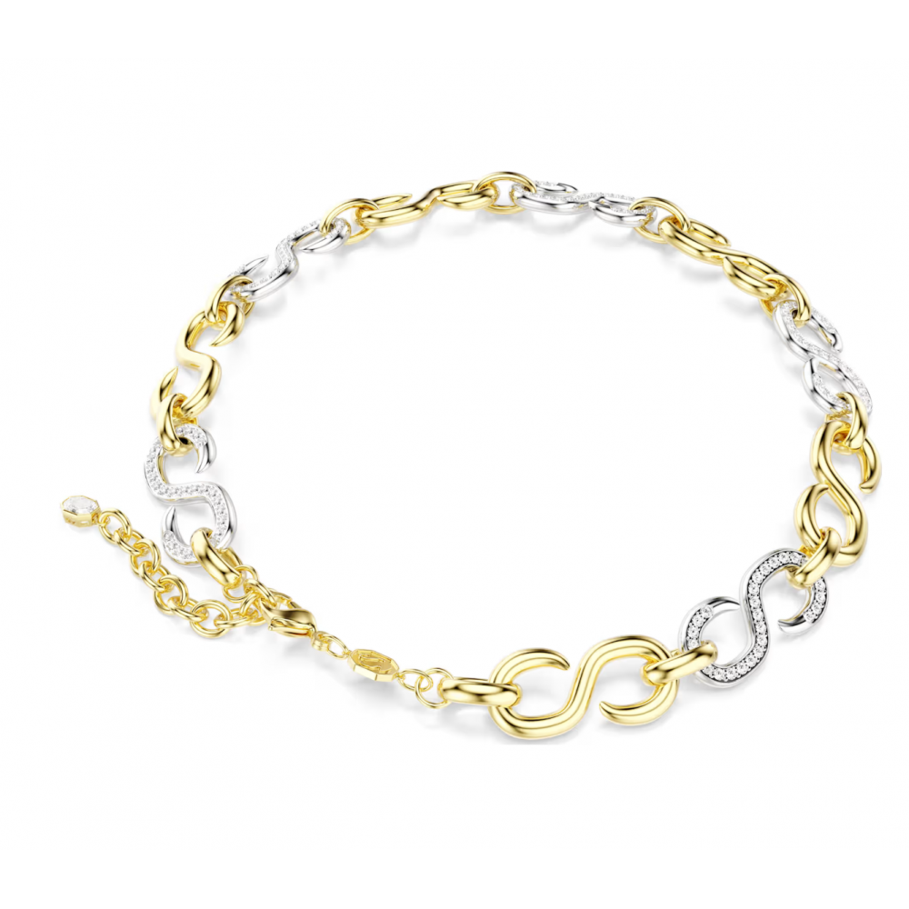 SWAROVSKI Dextera Κολιέ Στρογγυλή Κοπή, Λευκό, Φινίρισμα από Διάφορα Μέταλλα 5741795