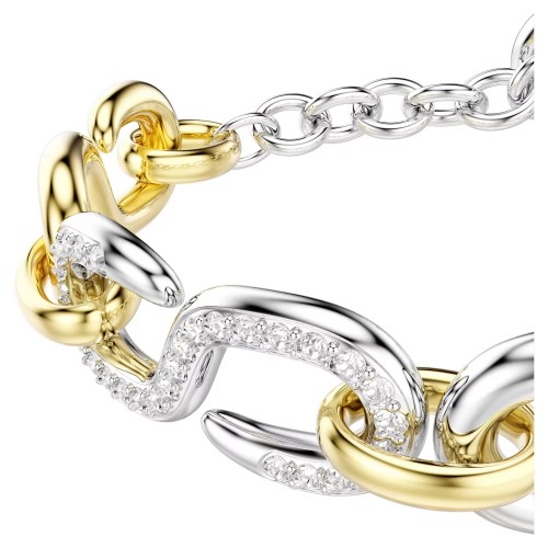 SWAROVSKI Dextera βραχιόλι, λευκό, Στρογγυλή Κοπή, Φινίρισμα από Διάφορα Μέταλλα 5741797