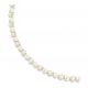 SWAROVSKI Tennis Matrix, Crystal Pearl, Κολιέ, Στρογγυλή Κοπή, Λευκό, Επιμετάλλωση σε Χρυσό Τόνο 5742039