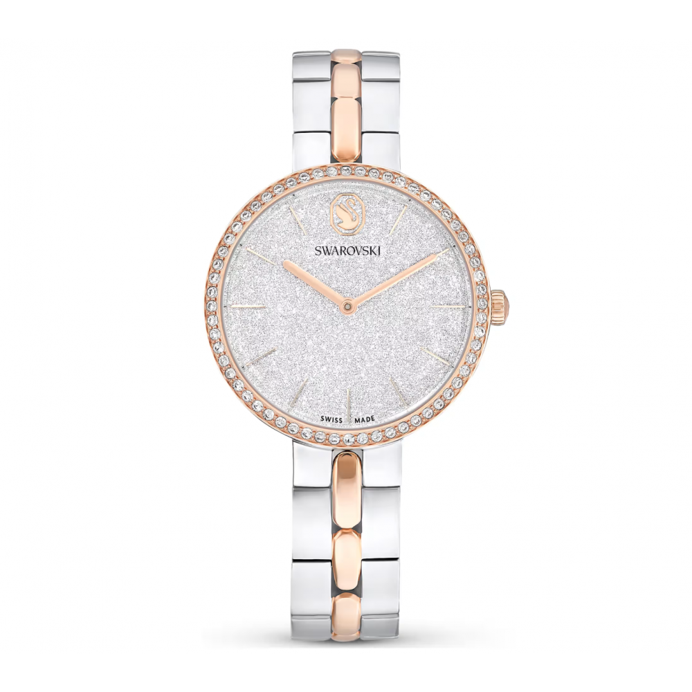 SWAROVSKI Cosmopolitan Ρολόι Ελβετικής Κατασκευής με Μπρασελέ από Ανοξείδωτο Ατσάλι Δύο Τόνων 5742473