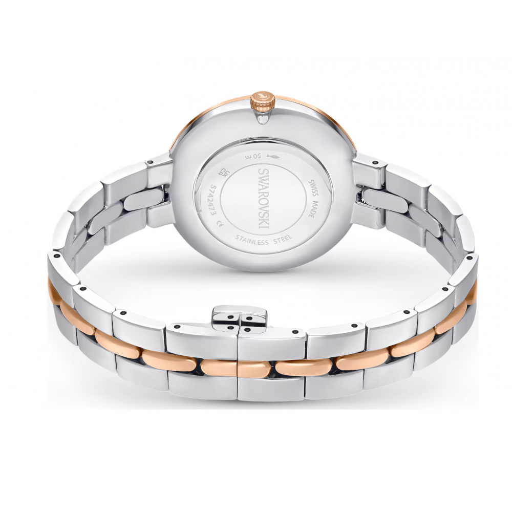 SWAROVSKI Cosmopolitan Ρολόι Ελβετικής Κατασκευής με Μπρασελέ από Ανοξείδωτο Ατσάλι Δύο Τόνων 5742473