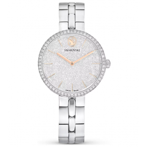 SWAROVSKI Cosmopolitan Ρολόι Ελβετικής Κατασκευής με Μπρασελέ από Ανοξείδωτο Ατσάλι σε Ασημί Τόνο 5742475