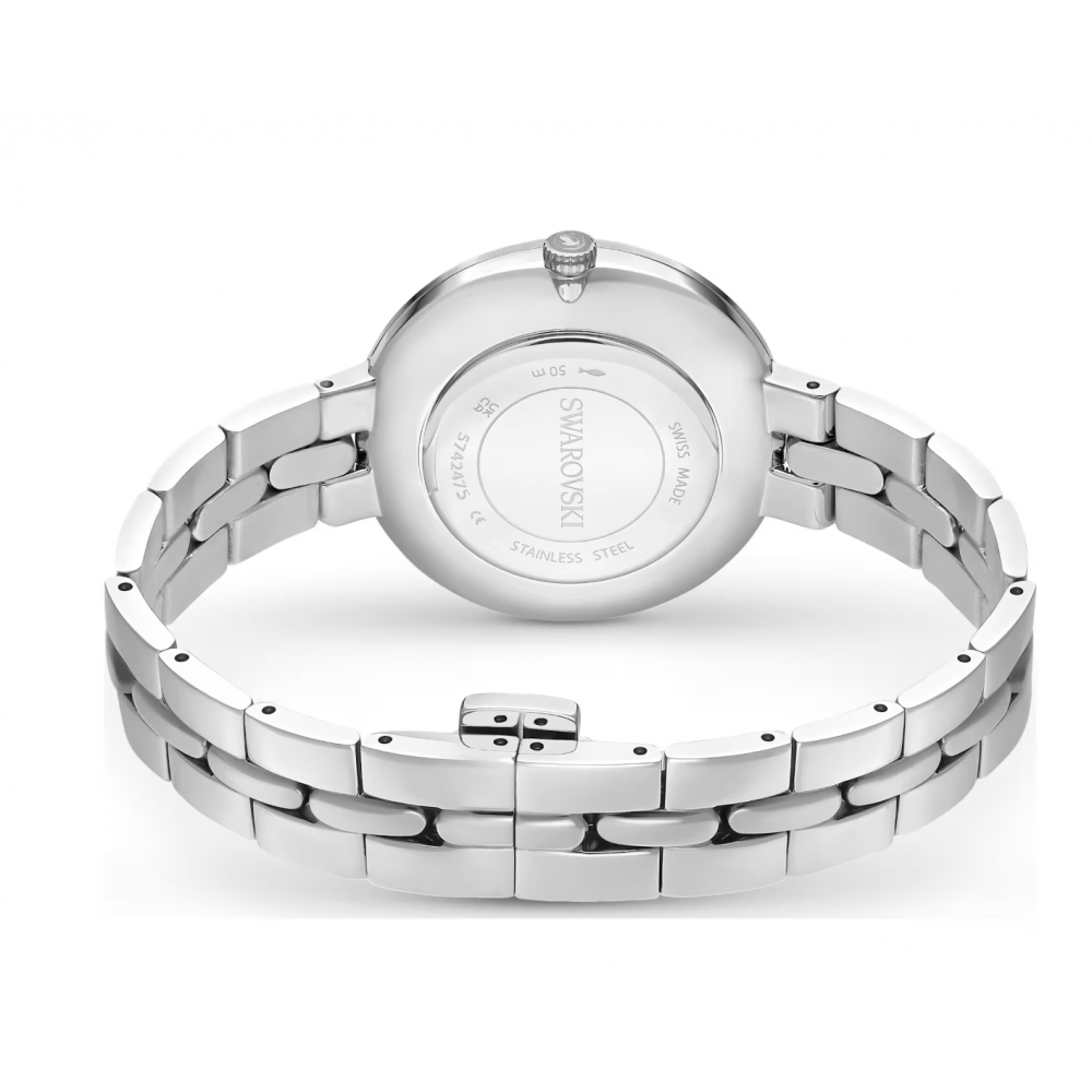 SWAROVSKI Cosmopolitan Ρολόι Ελβετικής Κατασκευής με Μπρασελέ από Ανοξείδωτο Ατσάλι σε Ασημί Τόνο 5742475