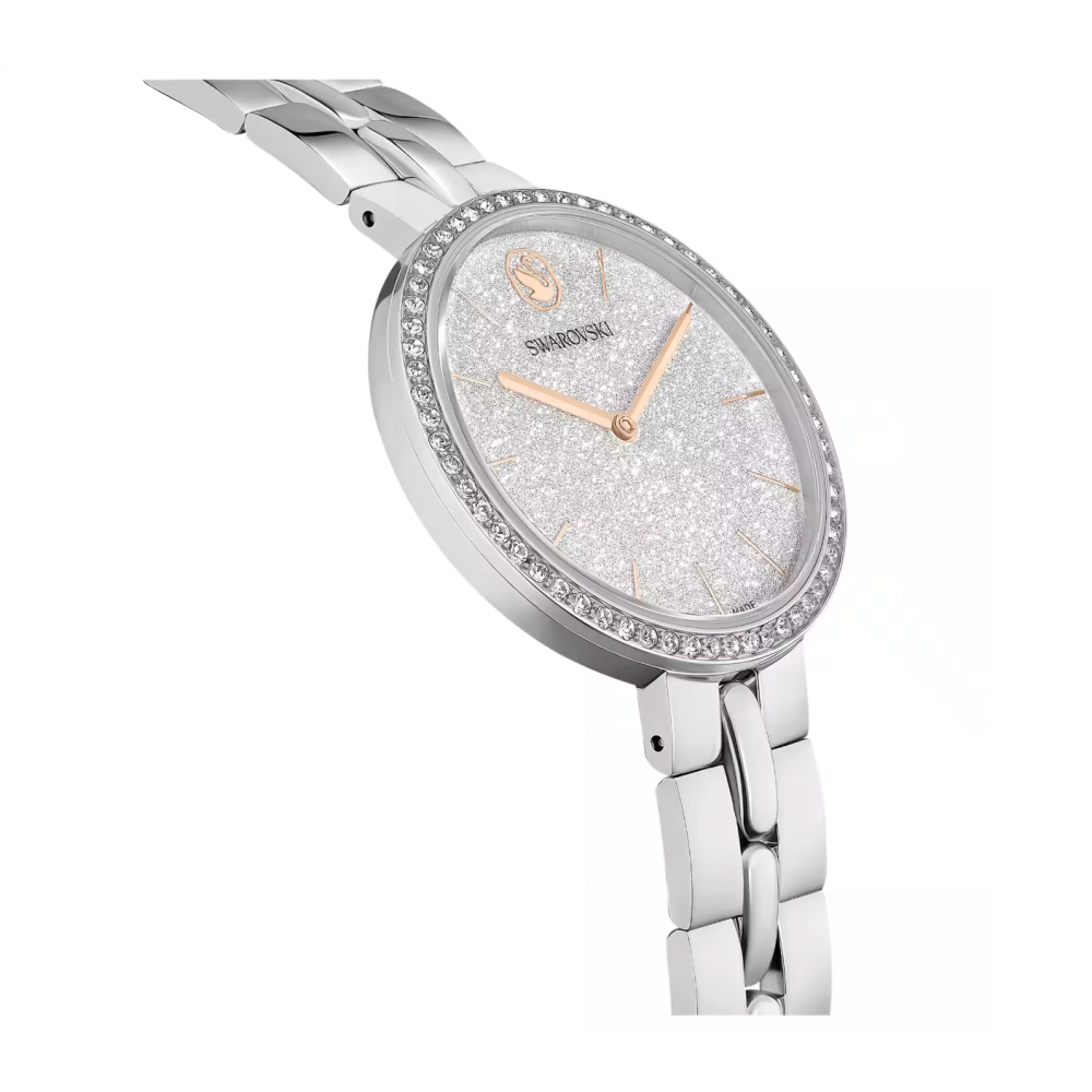 SWAROVSKI Cosmopolitan Ρολόι Ελβετικής Κατασκευής με Μπρασελέ από Ανοξείδωτο Ατσάλι σε Ασημί Τόνο 5742475