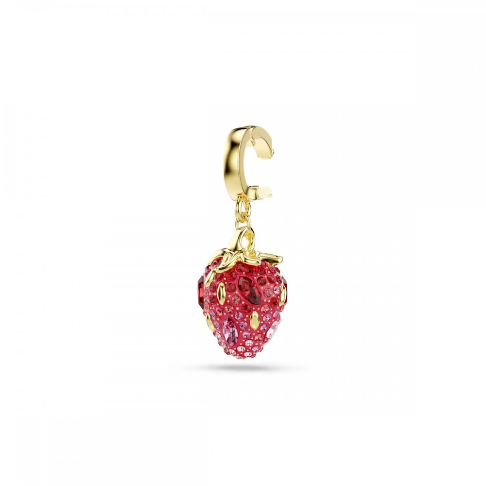 SWAROVSKI Idyllia Γούρι, Καρδιά, Ροζ, Επιμετάλλωση σε Χρυσό Τόνο 5743136