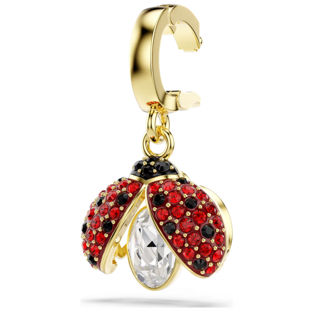 SWAROVSKI Γούρι Idyllia, Πασχαλίτσα, Μίξη Κοπών, Κόκκινο, Επιμετάλλωση σε Χρυσό Τόνο 5743138