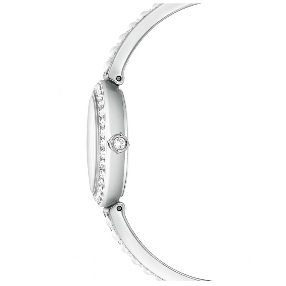 SWAROVSKI Matrix Pearl Bangle Eλβετικής κατασκευής, Κρυστάλλινο μπρασελέ, σε Ασημί τόνο 5743680
