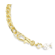 SWAROVSKI Κολιέ Idyllia Crystal Pearl, Λευκό, Επιμετάλλωση σε χρυσό τόνο 5743993