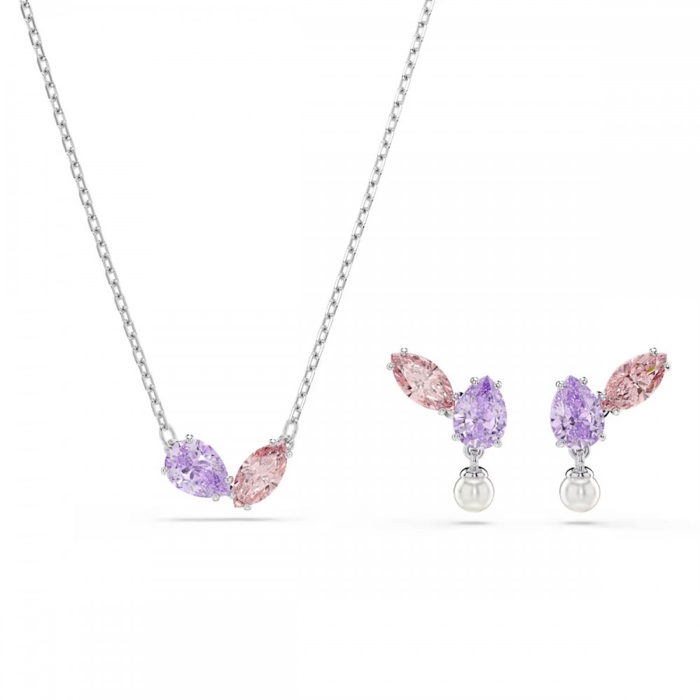 SWAROVSKI Set, Ariana Grande Μείξη κοπών, Πολύχρωμο, Επιροδιωμένο 5746577