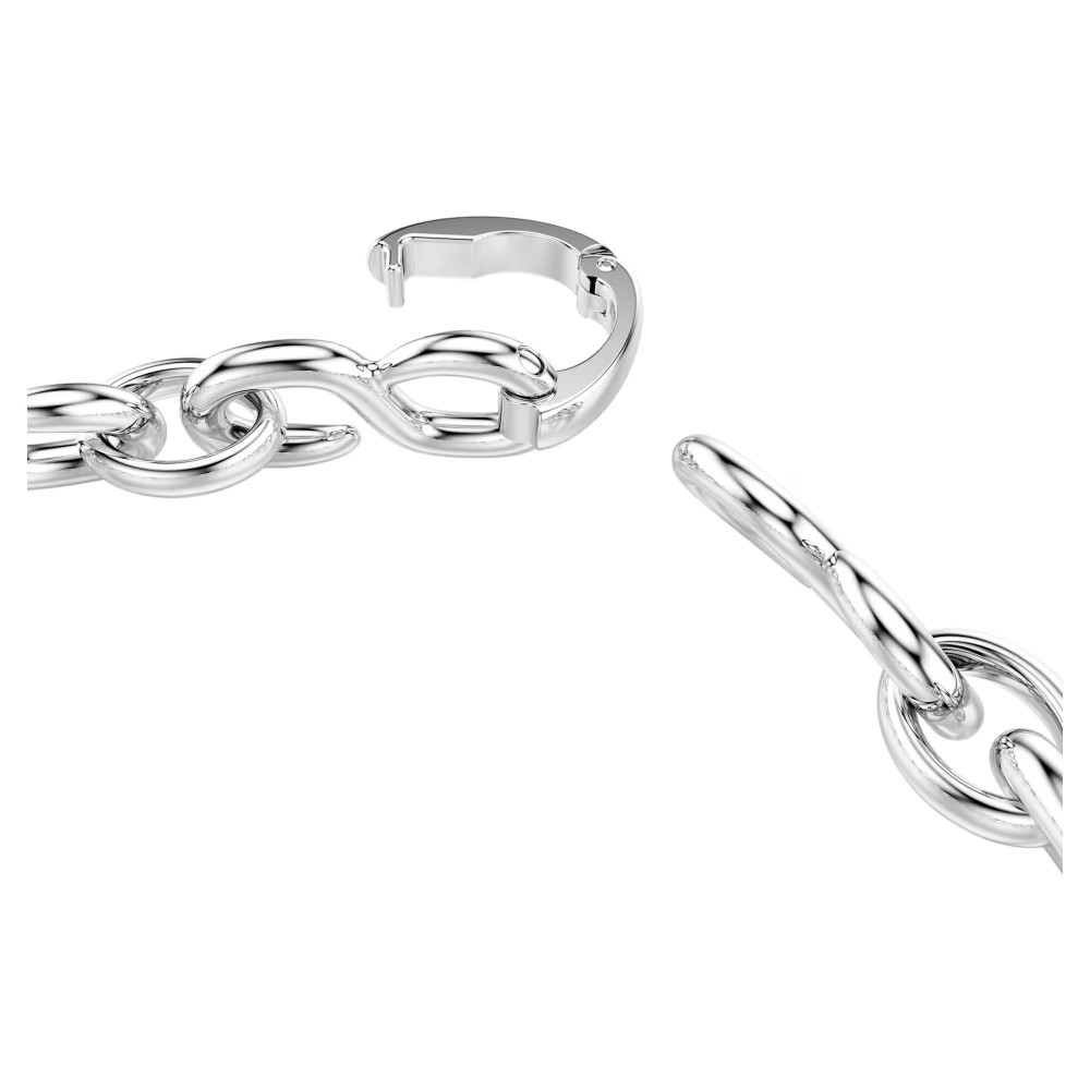 SWAROVSKI Dextera βραχιόλι, λευκό, Στρογγυλή Κοπή, Επιμετάλλωση Ροδίου 5747642