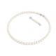 SWAROVSKI Κολιέ Matrix Crystal Pearl, Λευκό, Επιμετάλλωση ροδίου 5747746