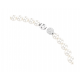 SWAROVSKI Κολιέ Matrix Crystal Pearl, Λευκό, Επιμετάλλωση ροδίου 5747746