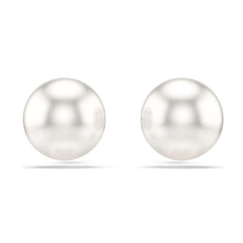 SWAROVSKI Σκουλαρίκια Matrix, Crystal pearl, Λευκό, Επιροδιωμένο 5747752