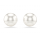 SWAROVSKI Σκουλαρίκια Matrix, Crystal pearl, Λευκό, Επιροδιωμένο 5747752