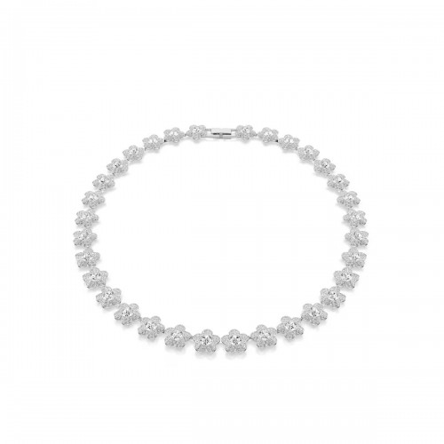 SWAROVSKI Κολιέ Ariana Grande, Στρογγυλή κοπή, Λευκό, Λουλούδι, Επιροδιωμένο 5749179