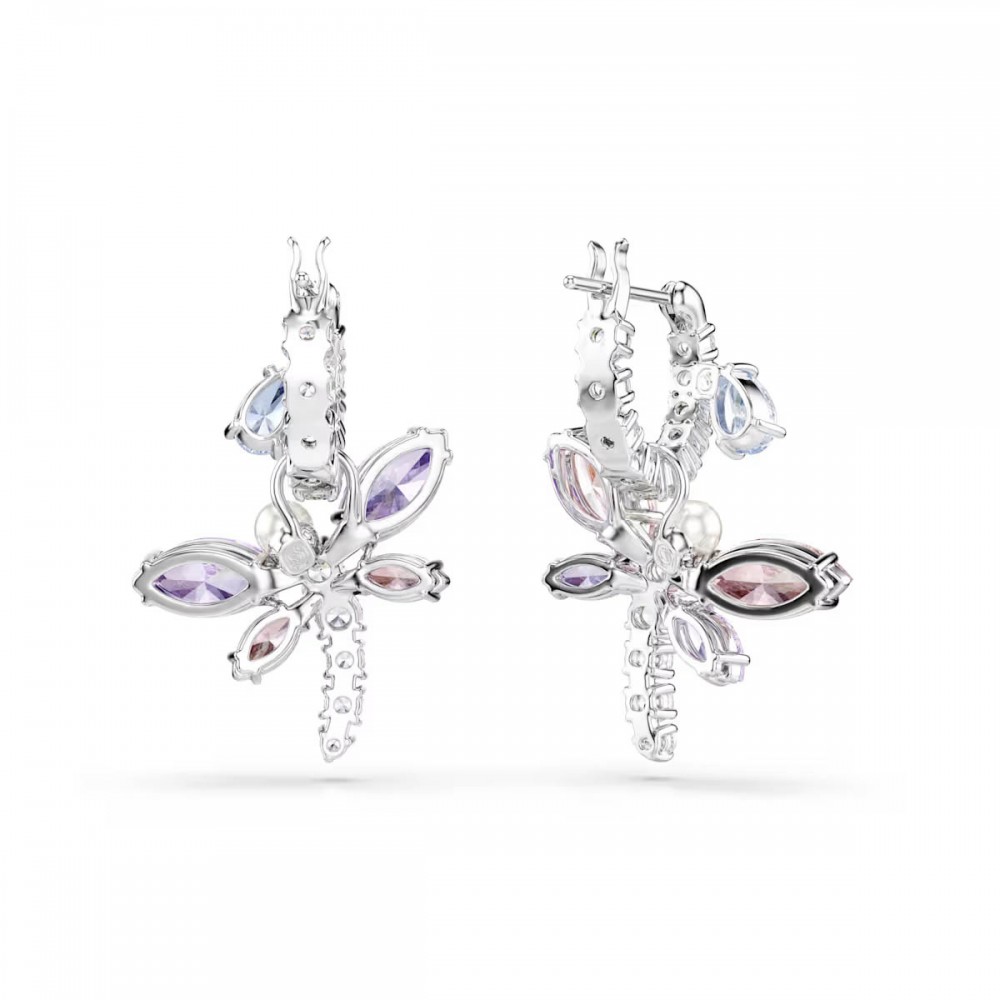 SWAROVSKI Ariana Grande Σκουλαρίκια, Λιβελούλα, Πολύχρωμα, Μίξη Κοπών, Επιροδιωμένο 5749185