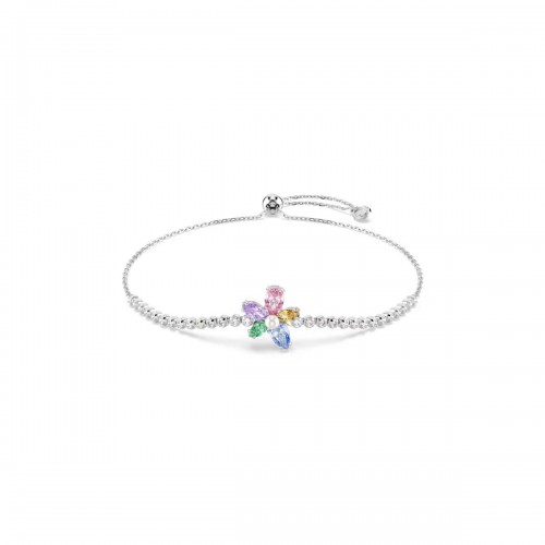 SWAROVSKI Βραχιόλι Ariana Grande, Μίξη κοπών, Πολύχρωμο, Λουλούδι, Επιμετάλλωση ροδίου 5749187