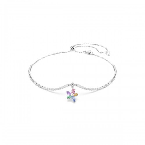 SWAROVSKI Choker Ariana Grande Μείξη κοπών, Πολύχρωμο, Λουλούδι, Επιμετάλλωση ροδίου 5749189