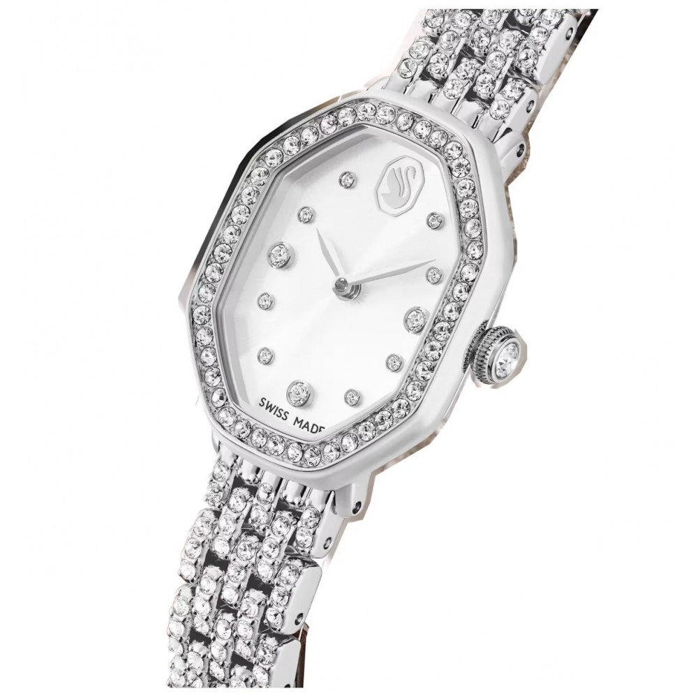 SWAROVSKI Dextera Octagon Με Μεταλλικό Μπρασελέ από Ανοξείδωτο Ατσάλι και Κρύσταλλα 5749451