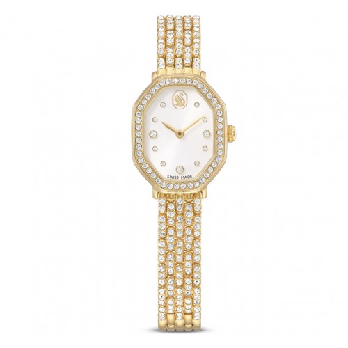 SWAROVSKI Dextera Octagon Με Μεταλλικό Μπρασελέ από Ανοξείδωτο Ατσάλι και Κρύσταλλα σε Χρυσό Τόνο 5749453