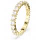 SWAROVSKI Δαχτυλίδι Matrix Vittore Στρογγυλή κοπή, Λευκό, Επιμετάλλωση σε Χρυσό Τόνο 5750960