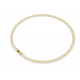 SWAROVSKI Una Angelic Κολιέ Στρογγυλή Κοπή, Λευκό, Επιμετάλλωση σε Χρυσό Τόνο 5751560