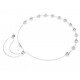SWAROVSKI Chroma Κολιέ Μίξη Κοπών, Λευκό, Αστέρι, Επιροδιωμένο 5754183