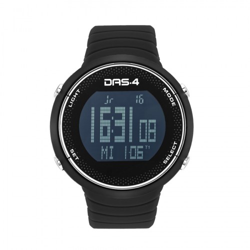 DAS.4 Bike Edition FT07 Black Rubber Strap 60021