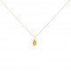 14K Xρυσό Κολιέ Με Διαμάντια και Citrine 6351CIT