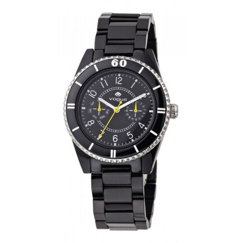 VOGUE Multifunction Black Stainless Steel Bracelet 64612.2