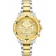 BREEZE Spectacolo Swarovski Chronograph Two Tone Stainless Steel Bracelet 712441.2 BREEZE Spectacolo Swarovski Chronograph Two Tone Stainless Steel Bracelet 712441.2
