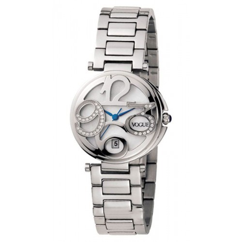 VOGUE Silver Crystal Stainless Steel Bracelet 821631.1