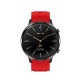 DAS.4 SG20 smartwatch μαύρη κάσα και κόκκινο λουράκι σιλικόνης 95023