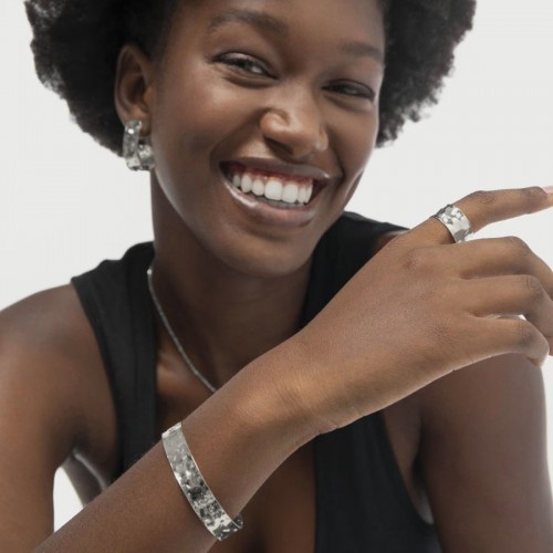 Victoria Cruz "Brave" Collection Βραχιόλι Χειροπέδα Ασήμι 925 A4301-HP