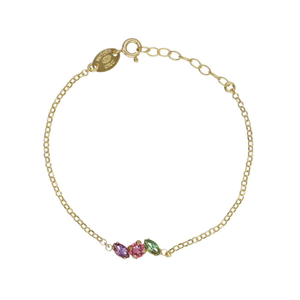 Victoria Cruz Βραχιόλι, Επιχρυσωμένο Με Swarovski A4457-MDP Victoria Cruz Βραχιόλι, Επιχρυσωμένο Με Swarovski A4457-MDP