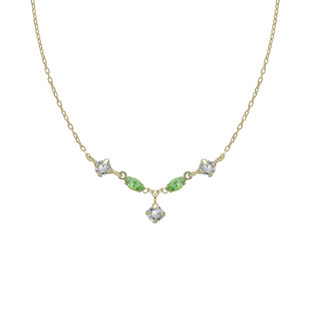 Victoria Cruz “Botanic” Collection Κολιέ κοντό Επιχρυσωμένο Με Swarovski A4467-14DG Victoria Cruz “Botanic” Collection Κολιέ κοντό Επιχρυσωμένο Με Swarovski A4467-14DG