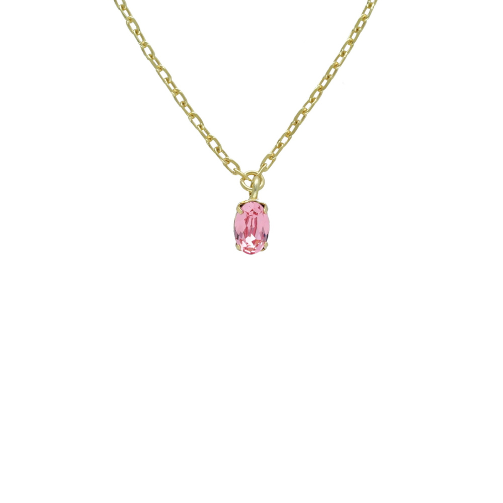 Victoria Cruz “Botanic” Collection Κολιέ κοντό Επιχρυσωμένο Με Swarovski A4514-26DG Victoria Cruz “Botanic” Collection Κολιέ κοντό Επιχρυσωμένο Με Swarovski A4514-26DG
