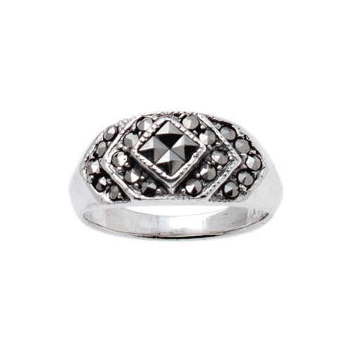 925 Ασήμι Δαχτυλίδι με Μαρκασίτες AD9250019