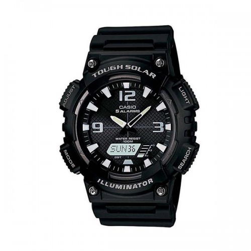 CASIO Collection με Μαύρο Λουράκι από Καουτσούκ AQ-S810W-1AVEF