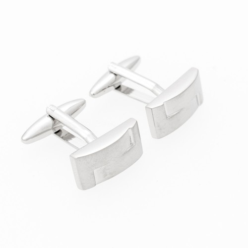 Μανικετόκουμπα Χαλκός Επιροδιωμένο Ασημί ATTUMI22