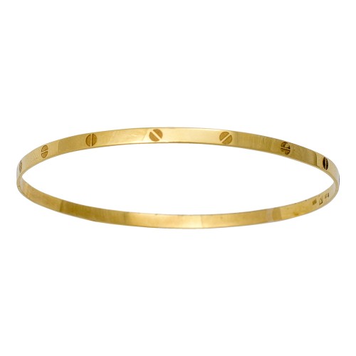 14K Χρυσό βραχιόλι Χειροπέδα BR00217